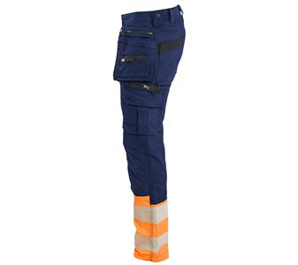 113011498953 Blaklader High Vis Hose Stretch marineblau orange_3.jpg